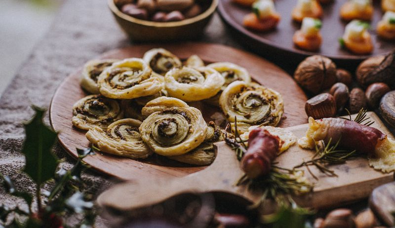 Pesto Puff Pastry Pinwheels