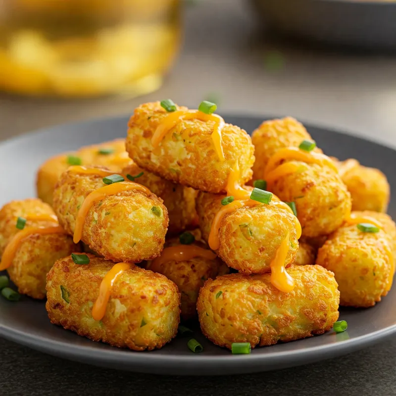Cheesy Cauliflower Tots
