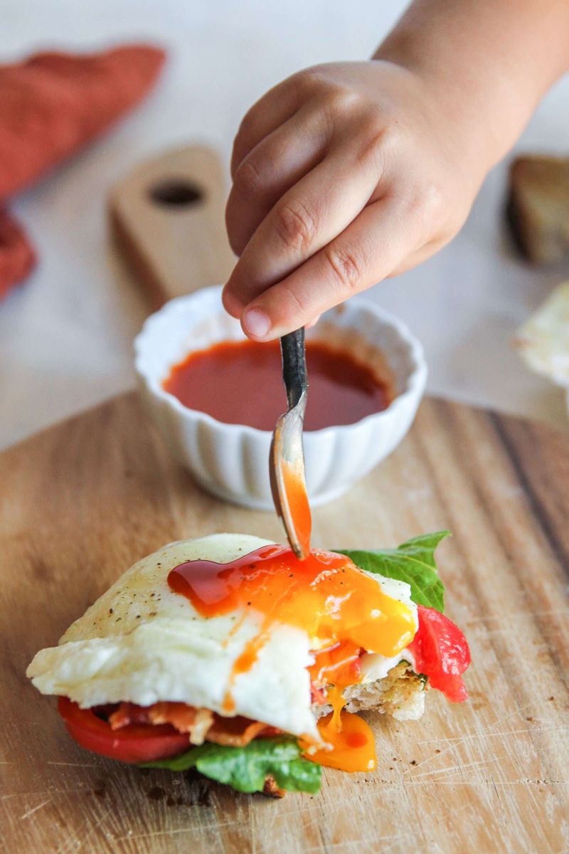 Mississippi – Country-Style Biscuit with Egg, Fried Green Tomato, and Hot Sauce