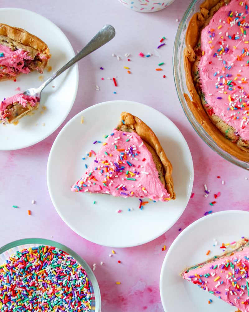Sugar Cookie Pie with Frosting