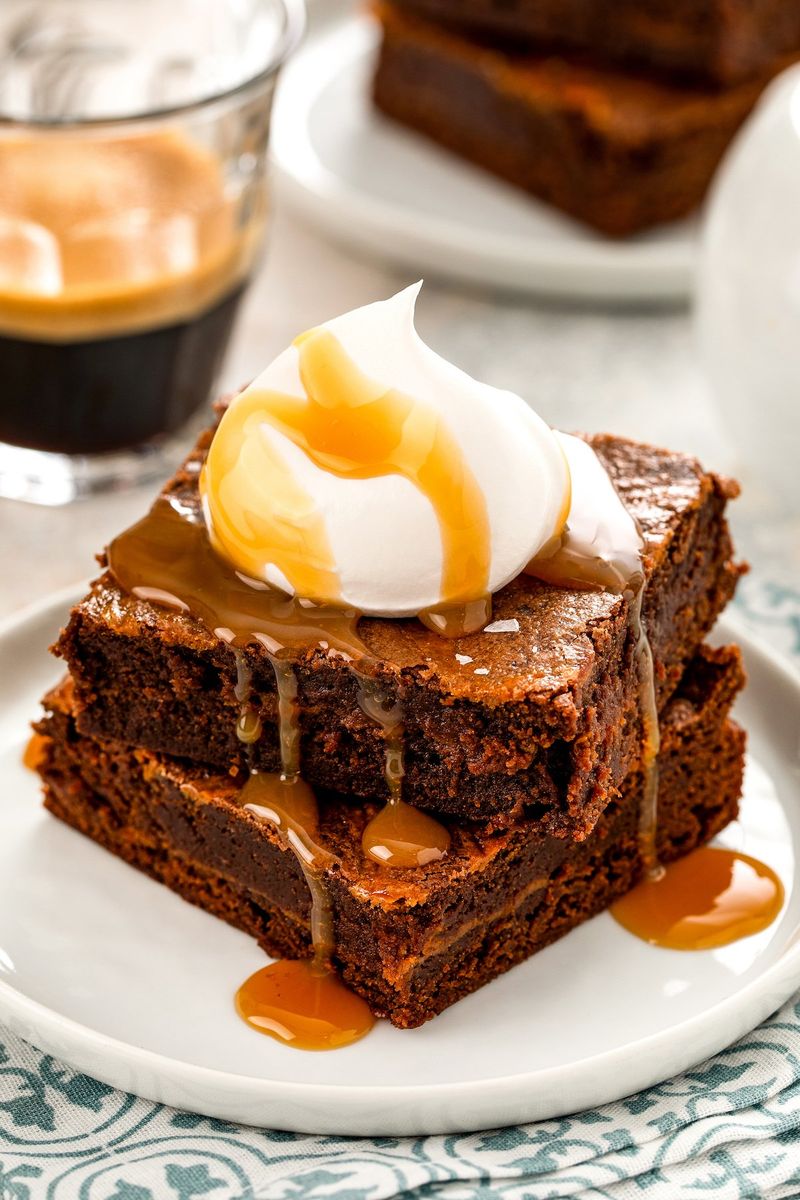 Ghirardelli Salted Caramel Brownie Mix (Cake-Style Version)
