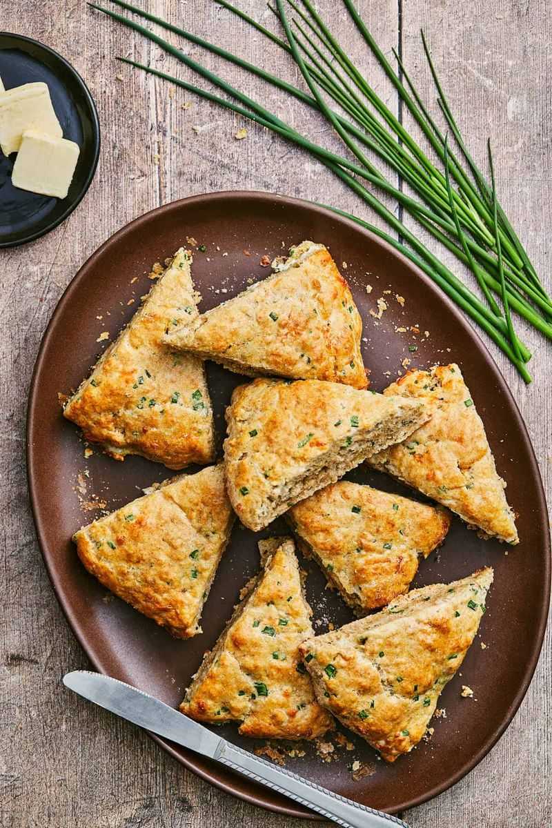 Cheddar Chive Scones