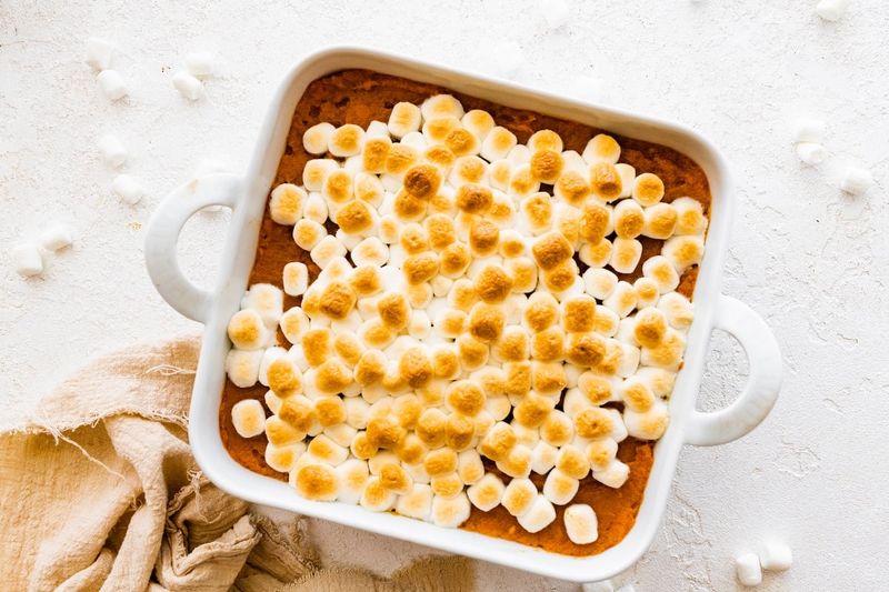 Sweet Potato Ring with Marshmallow Center