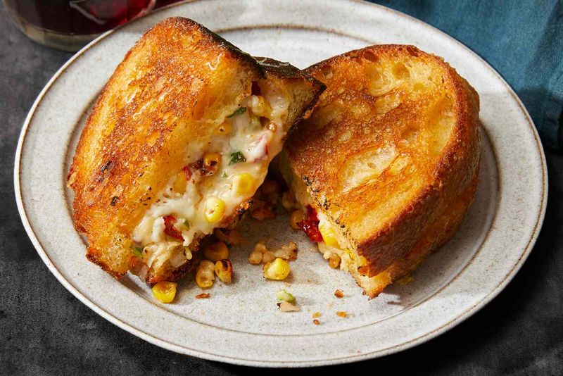 Nebraska – Corn & Cheddar Grilled Cheese