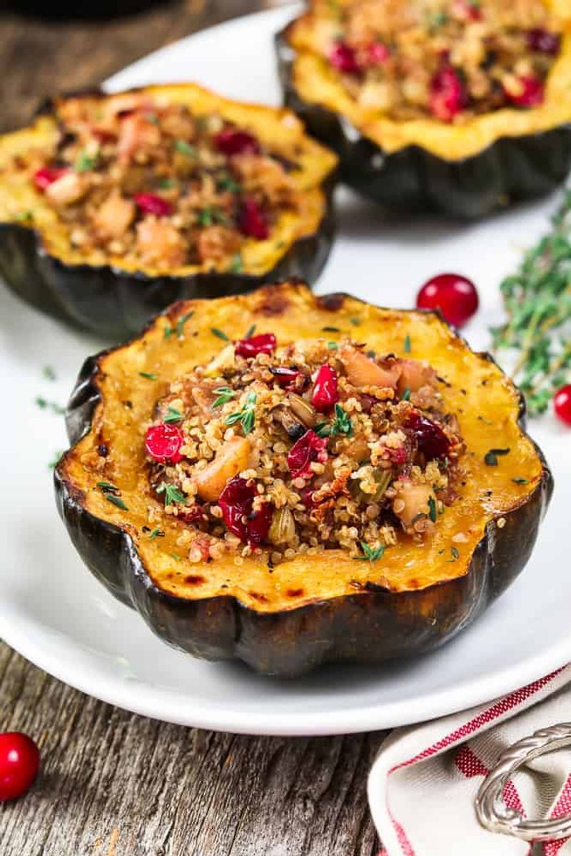 Baked Stuffed Acorn Squash