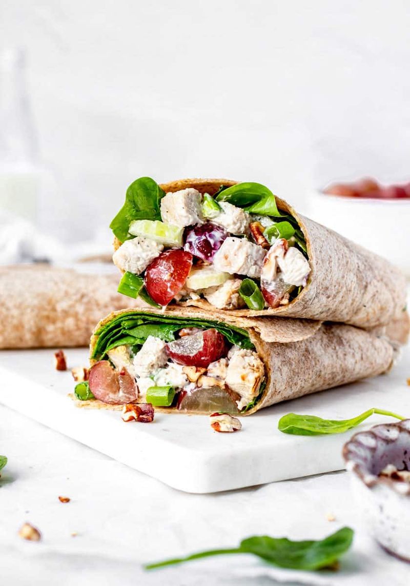 Tortilla Wrap Hack → Whole Grain Wrap with Lean Fillings