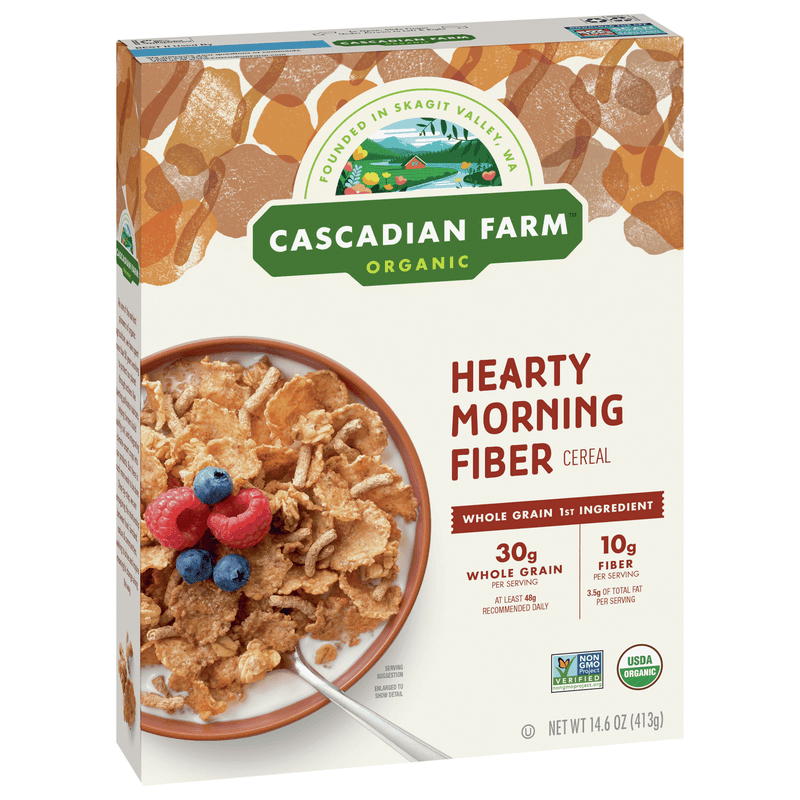 Cascadian Farm Hearty Morning Fiber Cereal (Granola Crossover)
