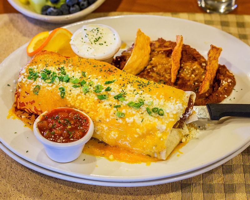 Nevada – Breakfast Burrito Loaded with Steak, Eggs, and Potatoes