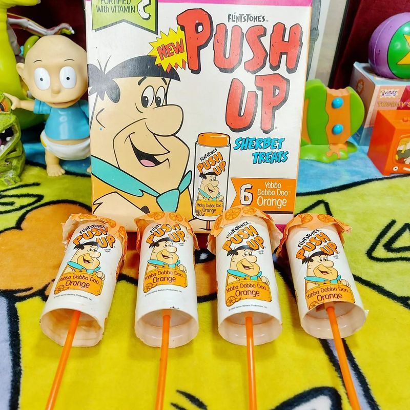 Flintstones Push-Up Pops