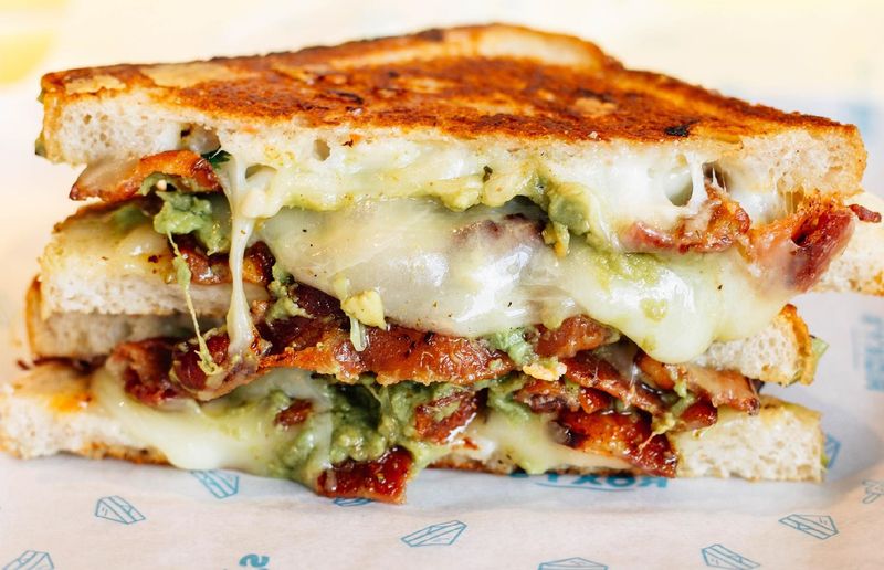 New Hampshire – Maple Bacon Grilled Cheese