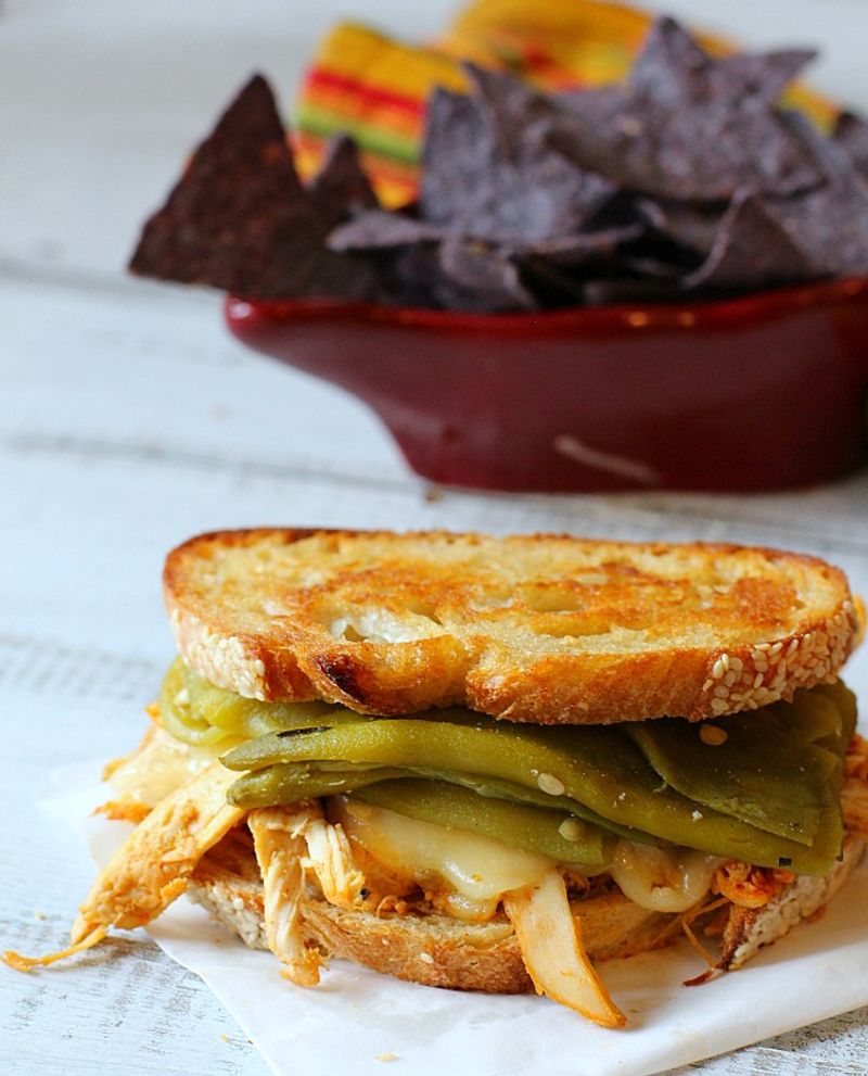 Colorado – Green Chile Grilled Cheese