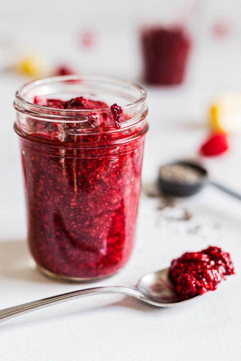 Chia Seed Jam with Berries Only
