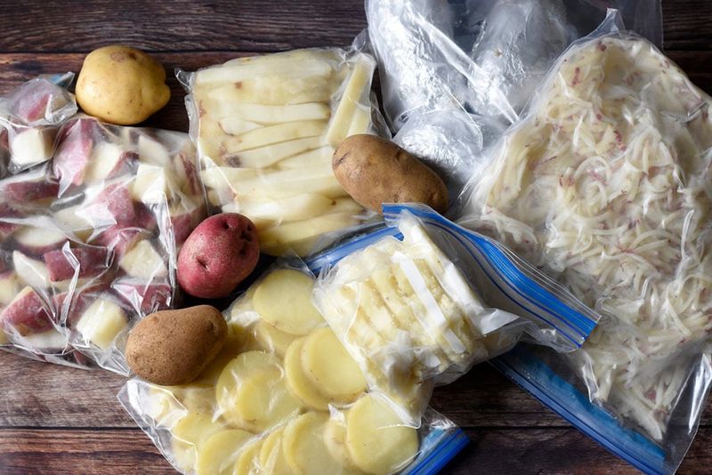 Freezing Raw Potatoes