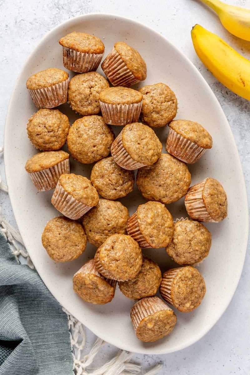 Banana Bread Mini Muffins