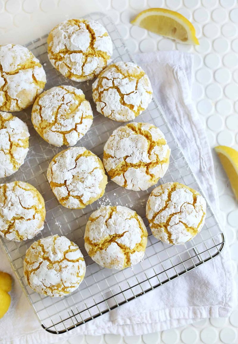 Lemon Crinkle Cookies