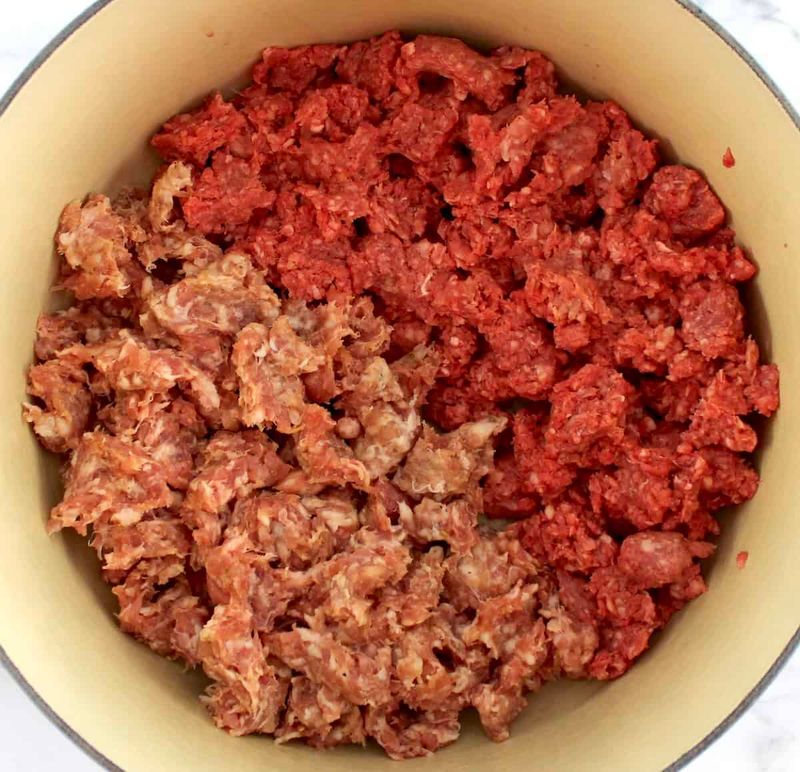 Spaghetti with Undercooked Ground Beef