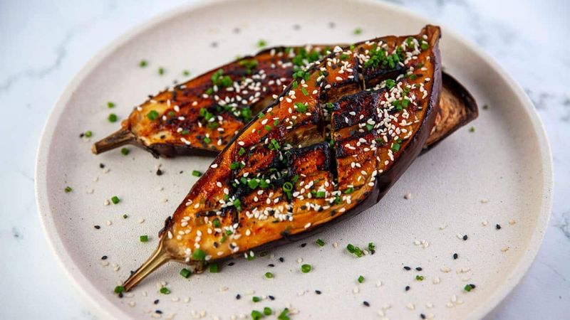 Nasu Dengaku (Miso-Glazed Eggplant)