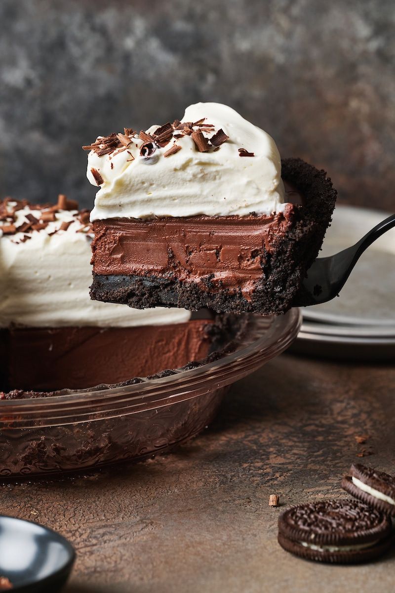 Chocolate Cream Pie with Real Ganache Base