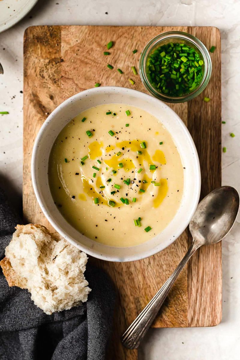 Creamy Potato Leek Soup