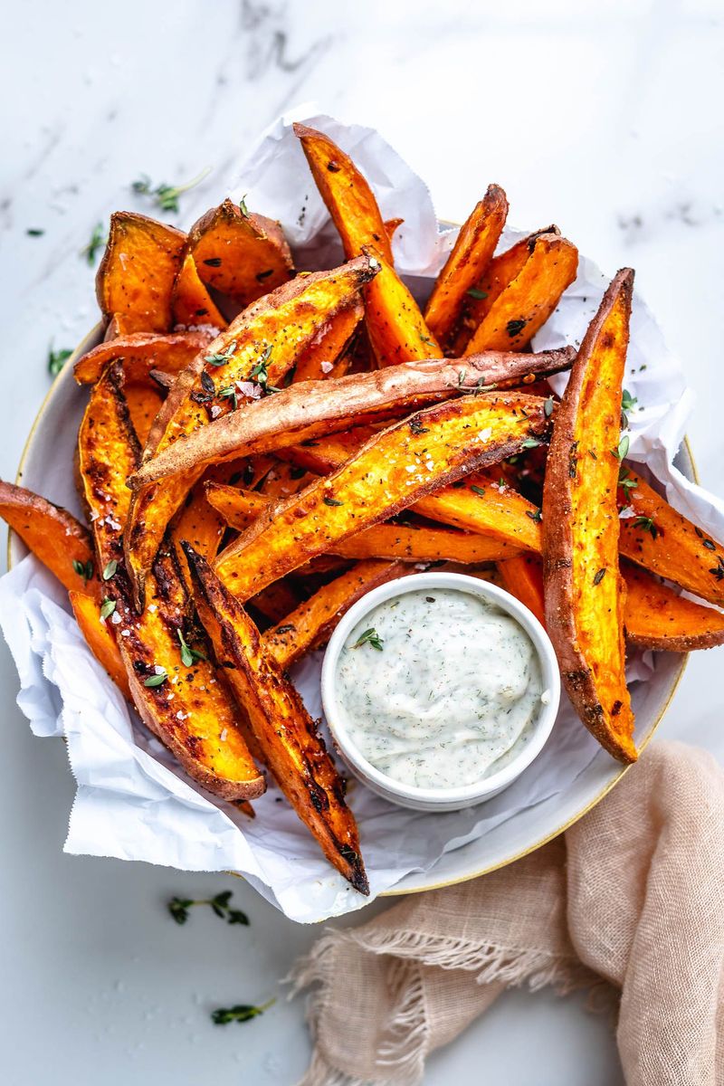 Baked Sweet Potato Wedges