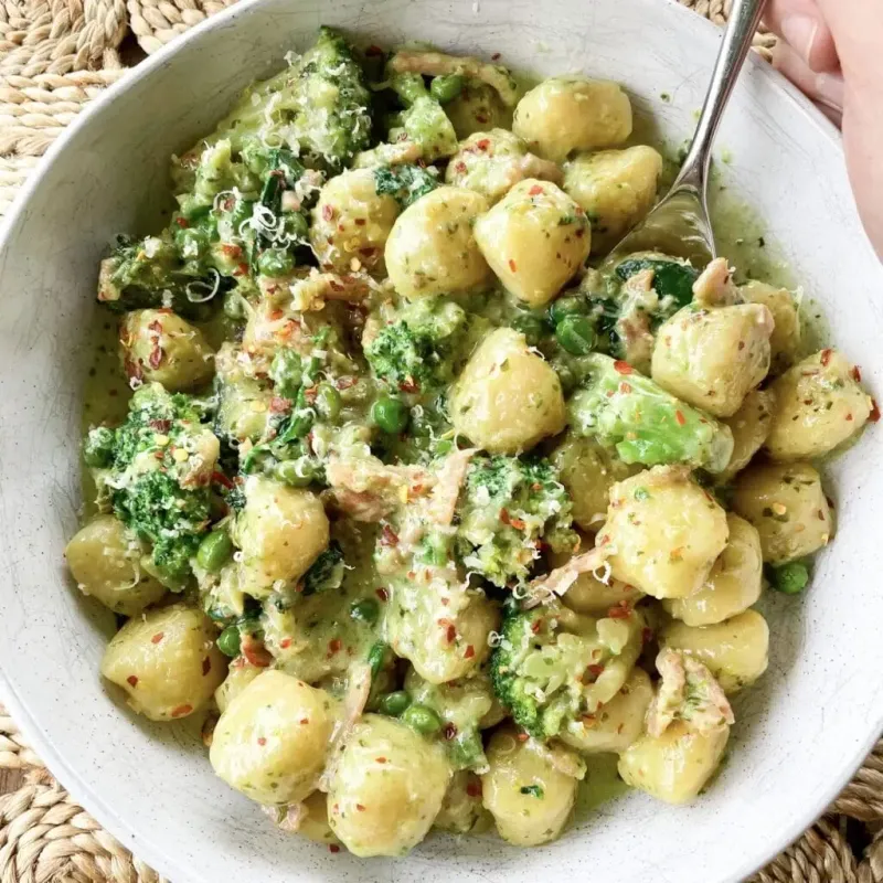 Creamy Pesto Gnocchi