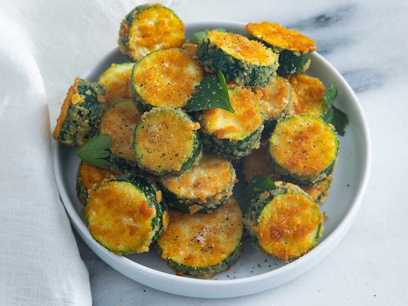 Fried Zucchini Rounds