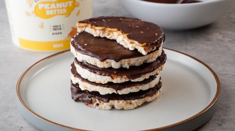 Chocolate-Covered Rice Cakes