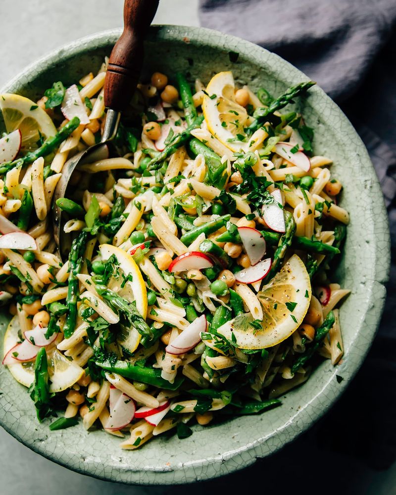 Cream-Heavy Spring Pasta