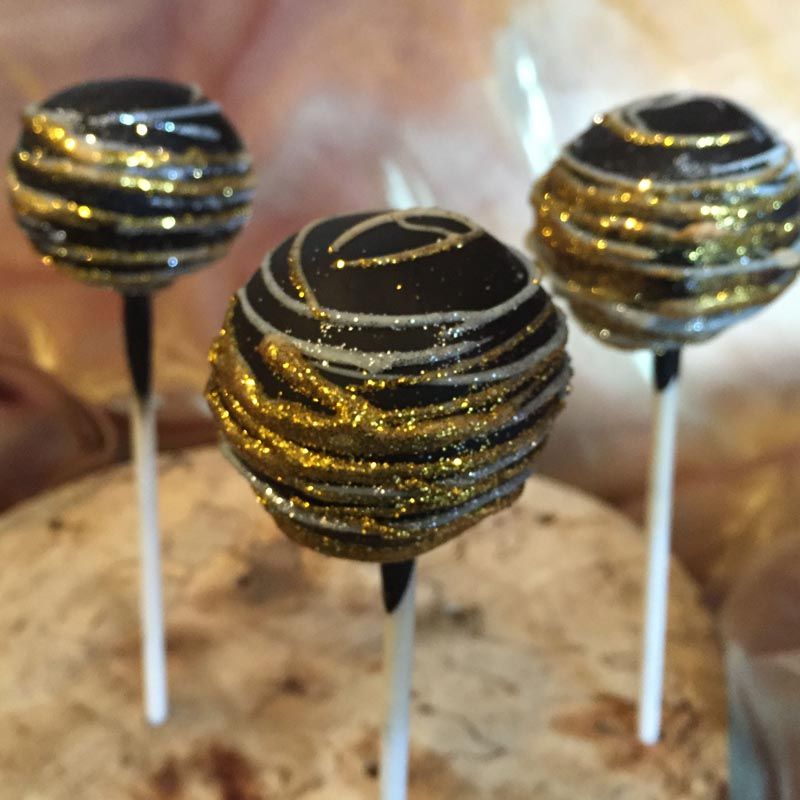 Gold Leaf Cake Pops
