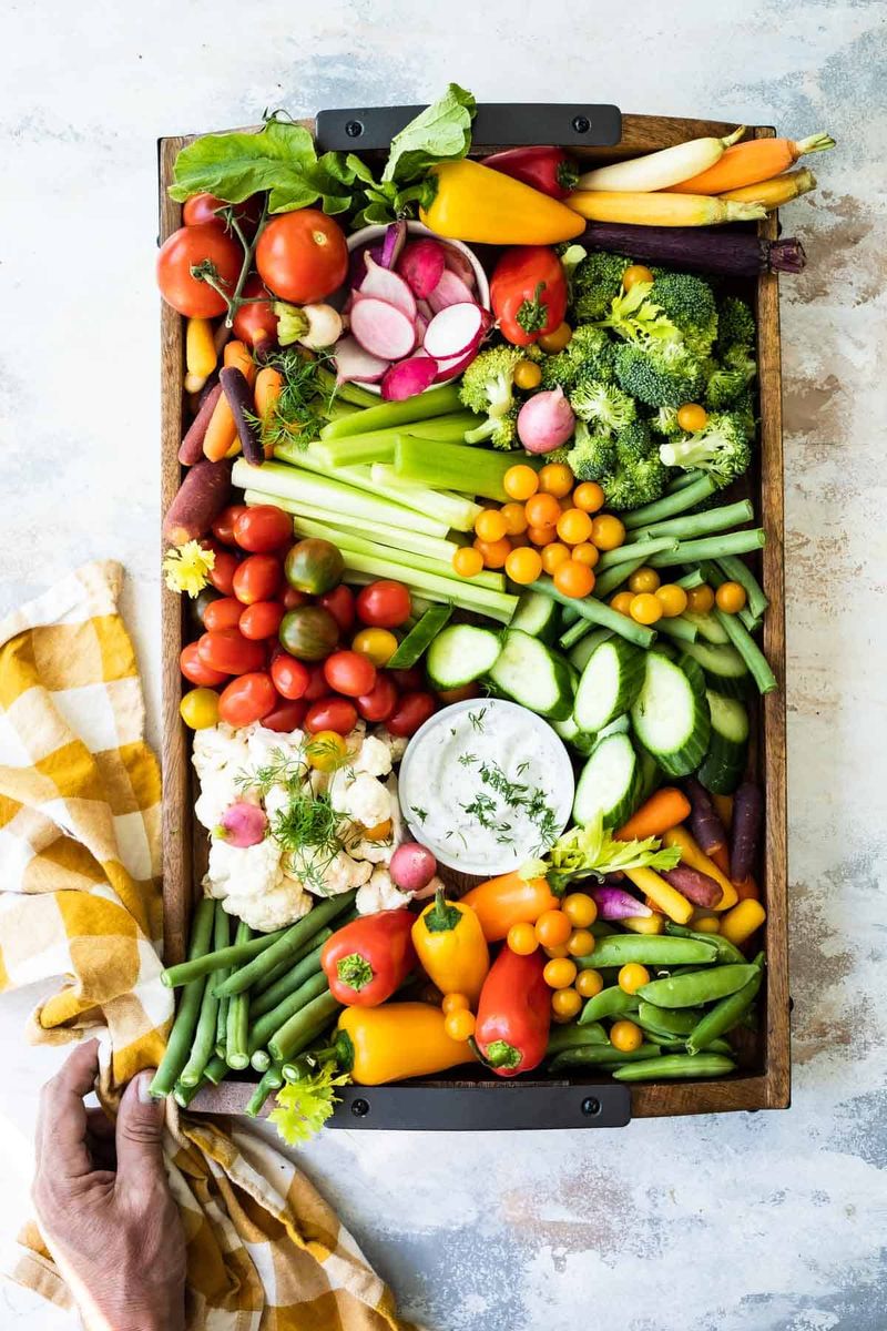 Raw Veggies & No Dip