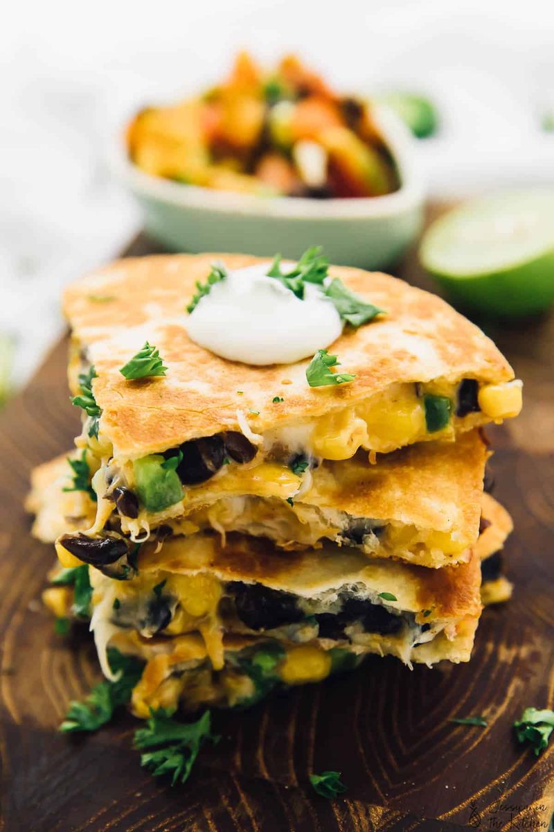 Black Bean & Corn Quesadilla
