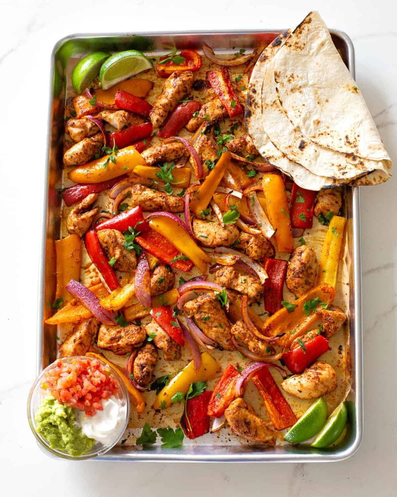 Sheet Pan Chicken Fajitas