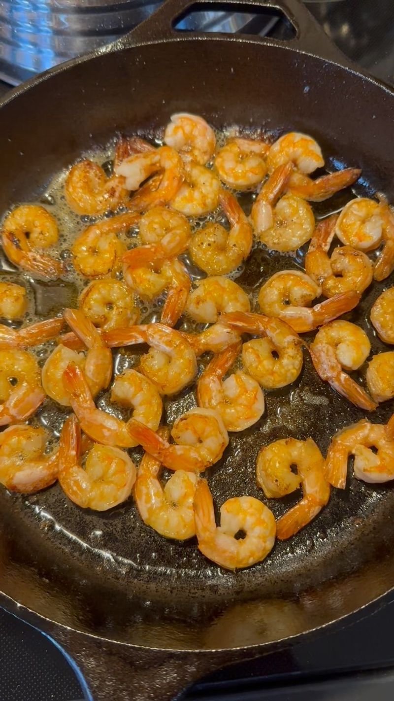 Shrimp Sautéed in Beef Tallow