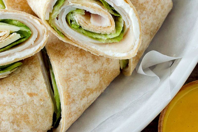 Chicken Caesar Wrap That Was Mostly Lettuce