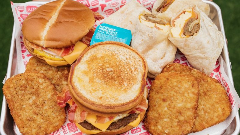 Jack in the Box Extreme Sausage Sandwich