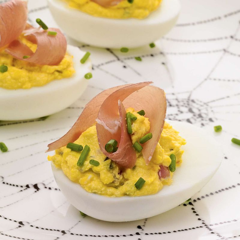 Ham-Stuffed Deviled Eggs