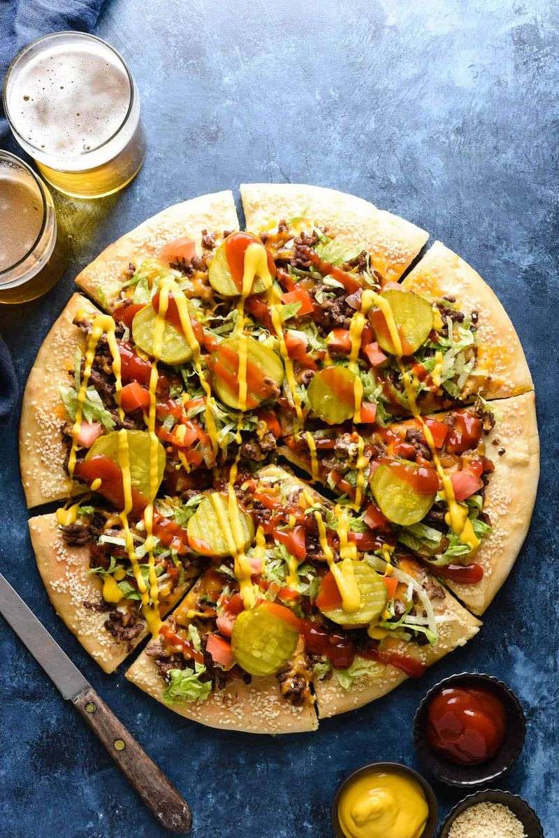 Cheeseburger Pizza (Various Chains)