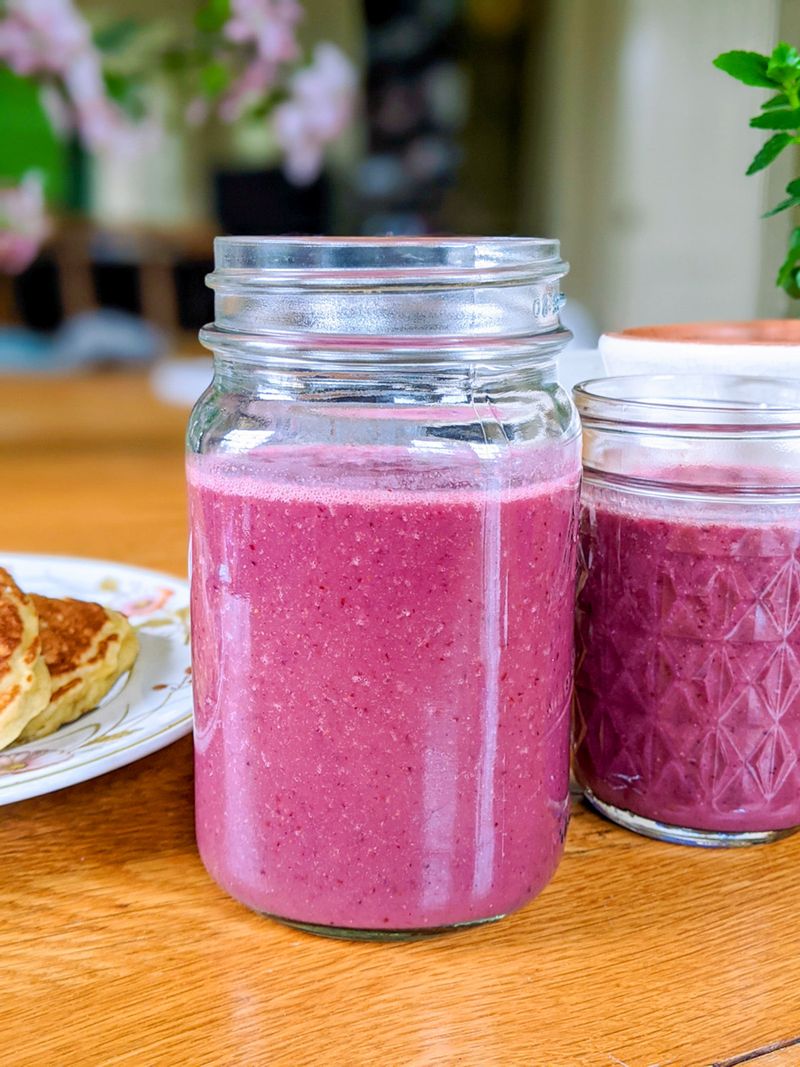 Homemade “Smoothies” with Random Fridge Ingredients