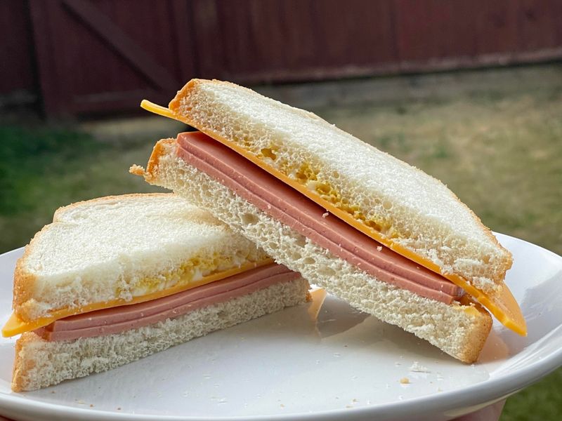 Bologna on Wonder Bread