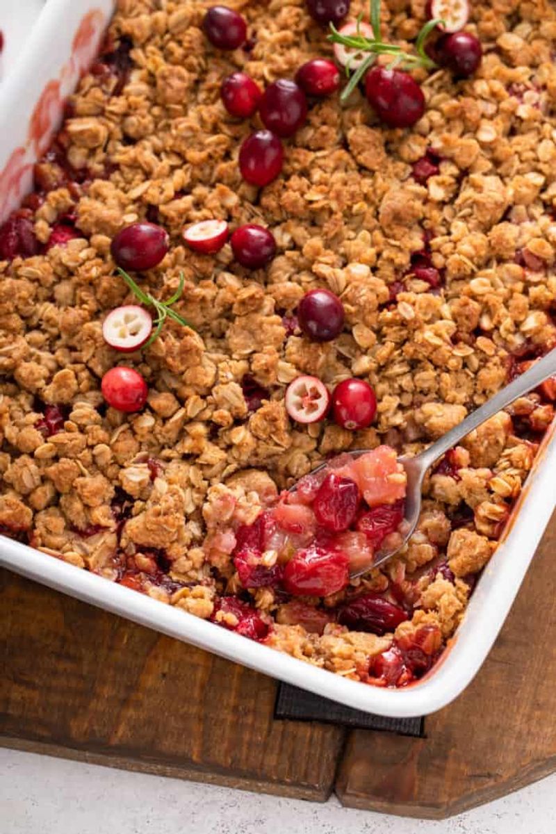 Cranberry Apple Crumble