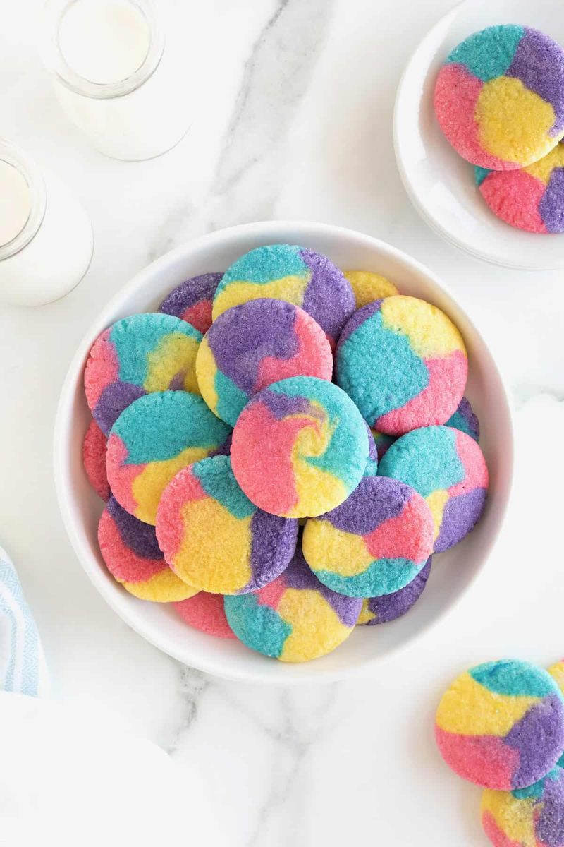 Tie-Dye Swirl Cookies