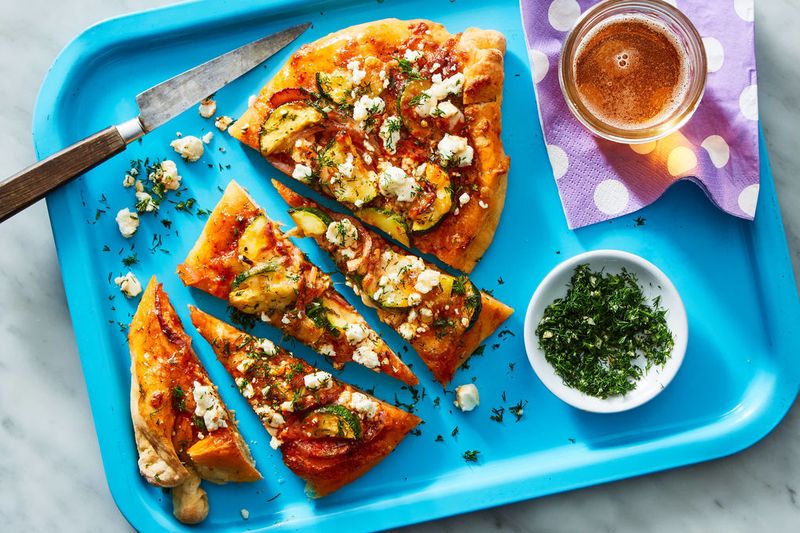 Mediterranean Veggie Pizza