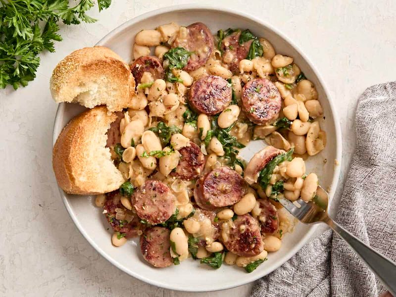 Sausage & White Bean Sauté