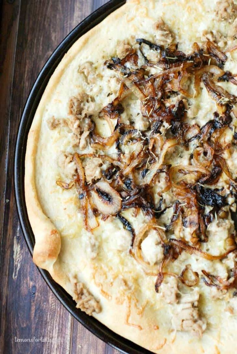 Sausage and Caramelized Onion