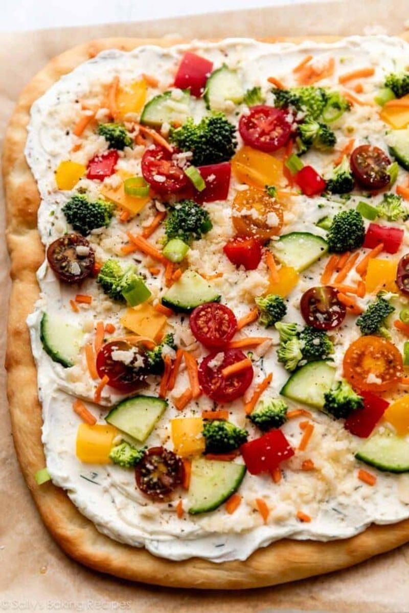 Cold Pizza (Thin-Crust Veggie Style)