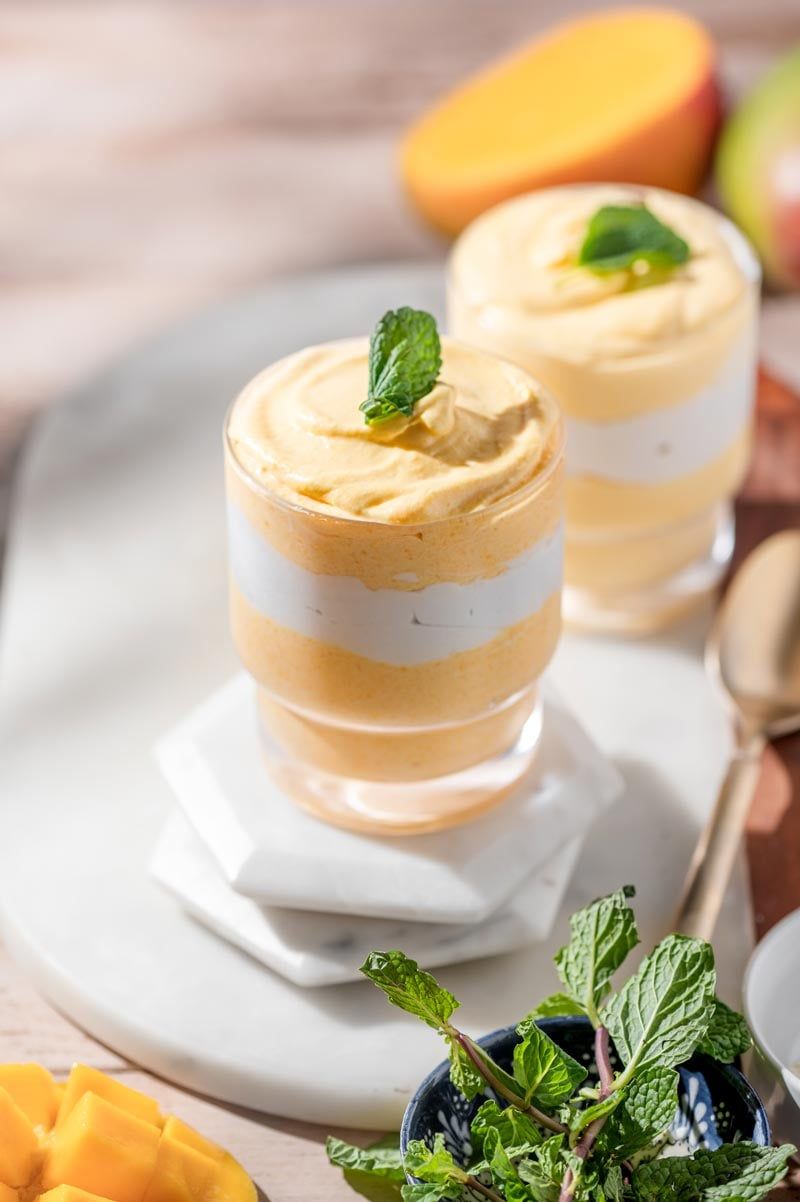 Mango Mousse Cups