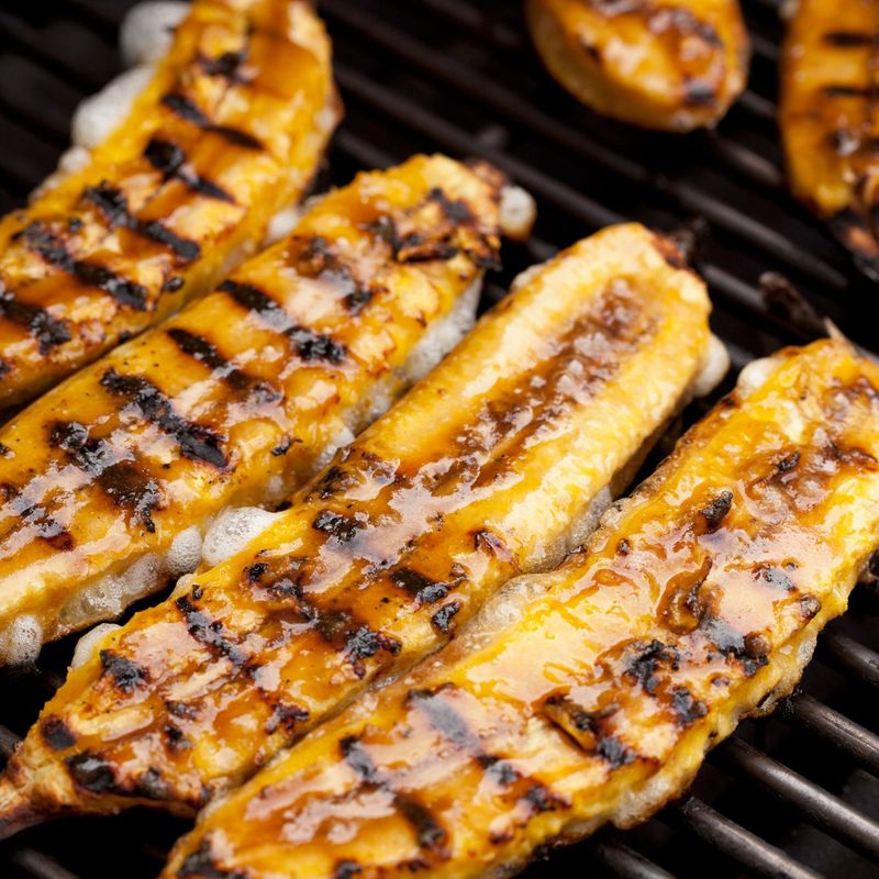 Grilled Plantains with Cinnamon Sugar