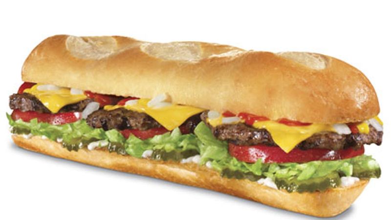 Carl’s Jr. Footlong Cheeseburger