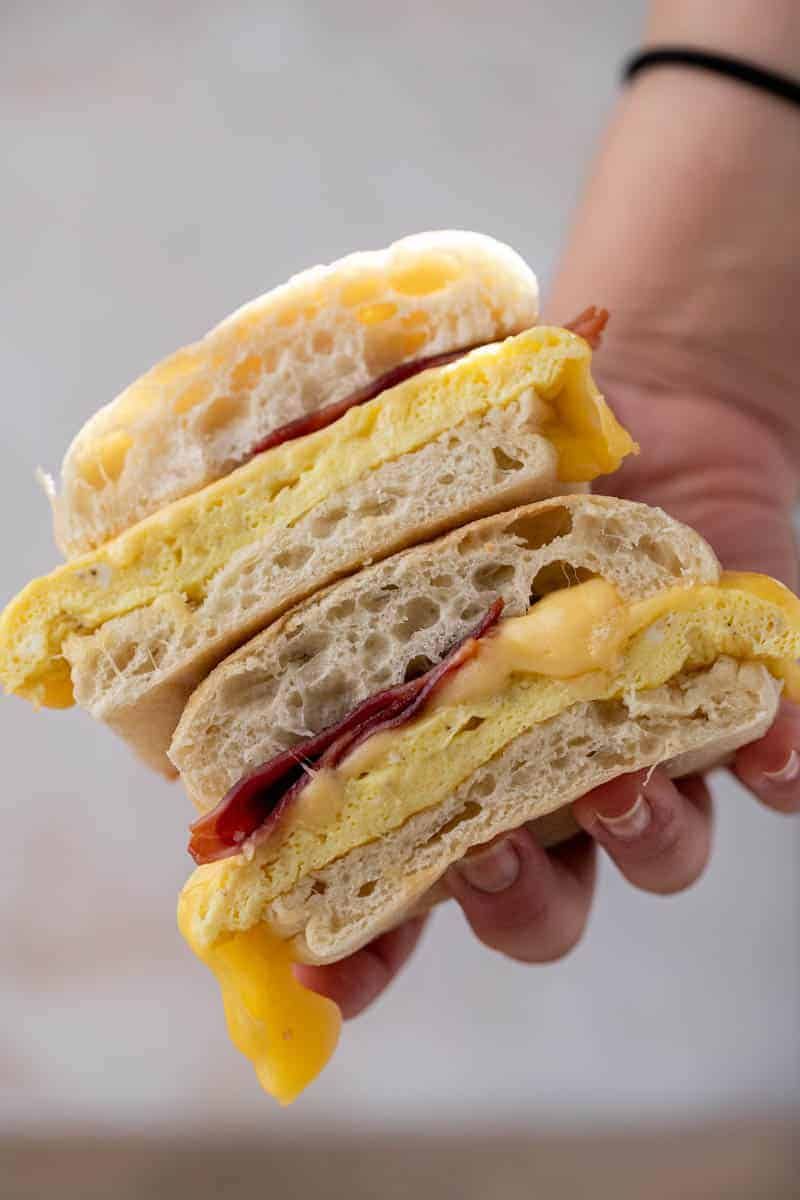 Bacon, Gouda & Egg Sandwich