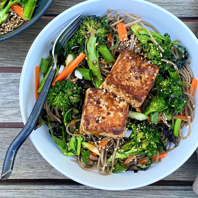 Unseasoned Tofu Stir-Fry